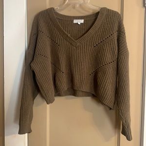 Cropped sweater